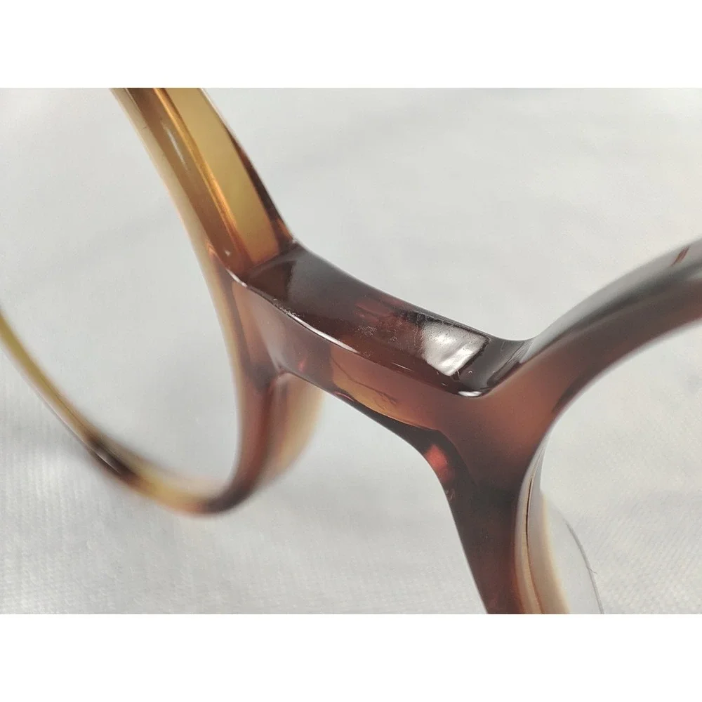 Kala‎ Eyewear G300 Round Tortoise Eyeglasses Frames 46-20 Handmade USA